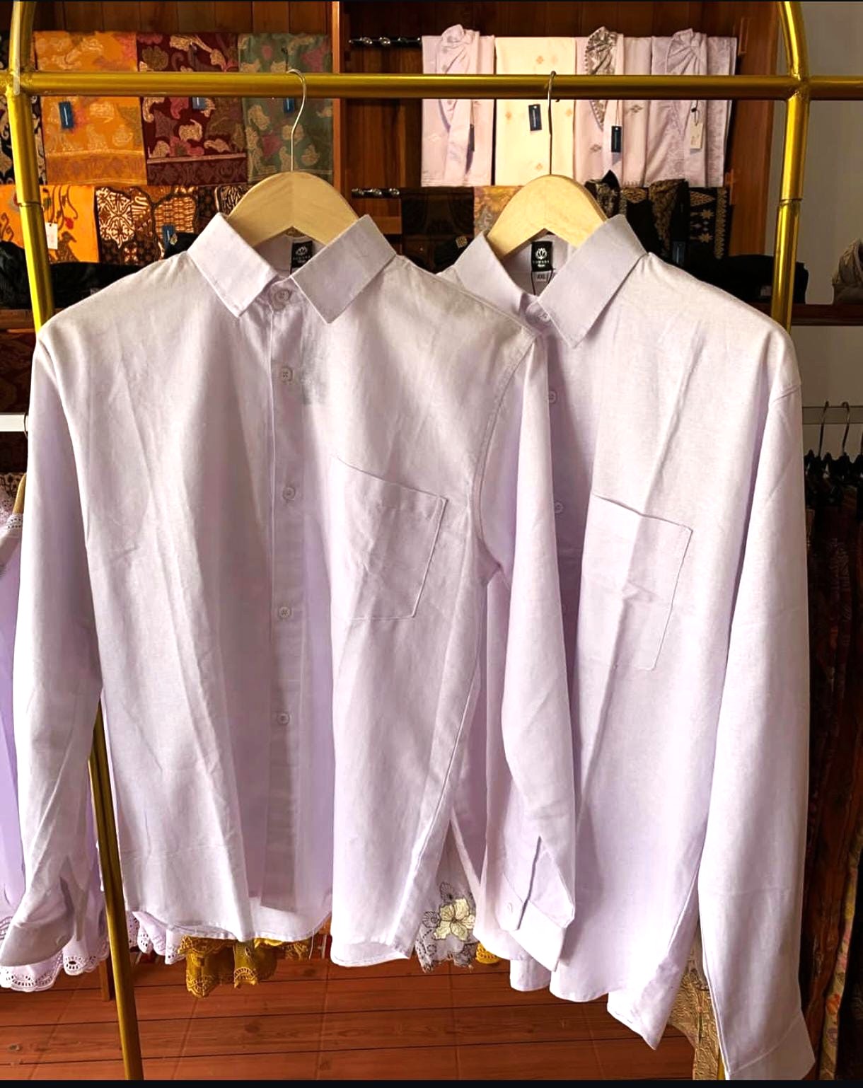 Pakaian Adat Bali Lengan Panjang Putih